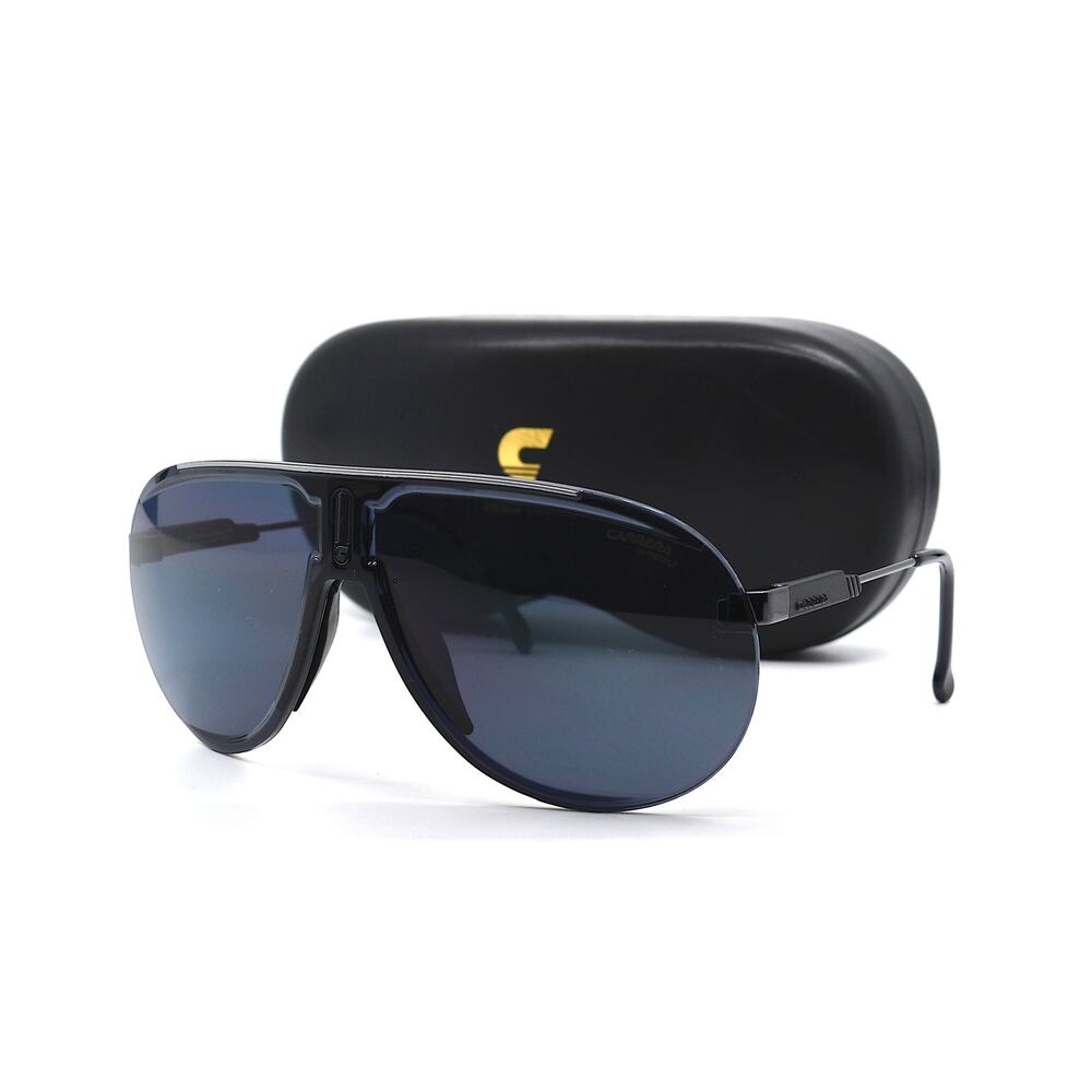 BRAND NEW CARRERA SUPERCHAMPION BLACK GREY AVIATOR UNISEX SUNGLASSES - Picture 7 of 9